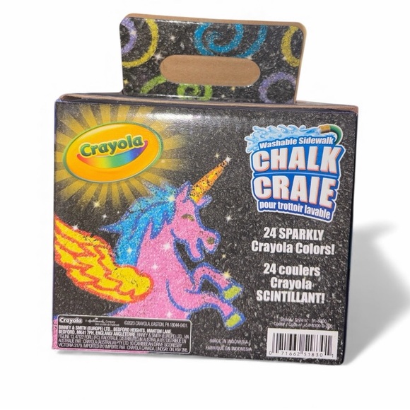 Crayola Glitter Sidewalk Chalk - 24 Colors​ - Picture 3 of 3